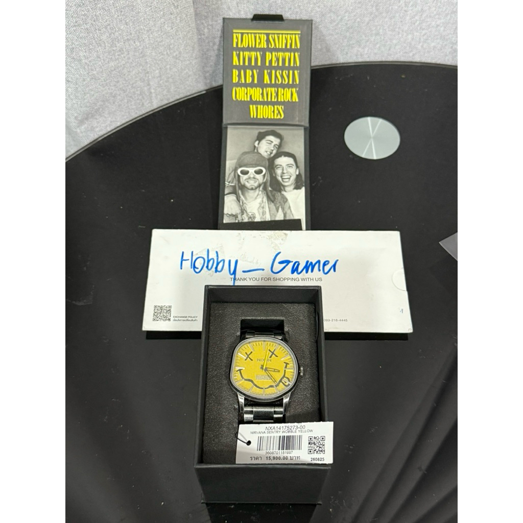 (มือ1 พร้อมส่งด่วน🇹🇭 ถูกที่สุด!! ของแท้💯) NIXON NIRVANA SENTRY NXA14175273-00 นาฬิกาข้อมือ ผู้ชาย