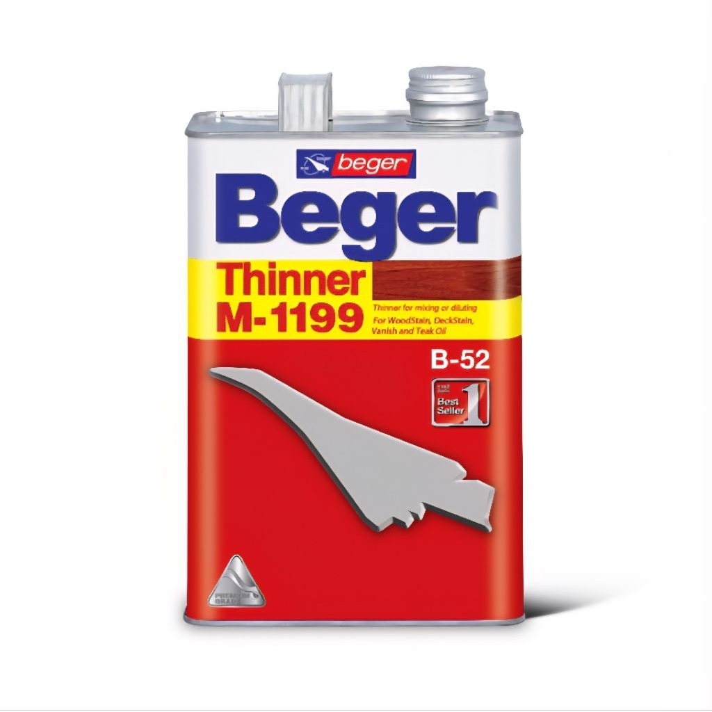 Beger ทินเนอร์ย้อมไม้ เบเยอร์ Thinner M-1199  Beger Woodstain เบเยอร์ ทินเนอร์ เอ็ม-1199 งานไม้ เงาง