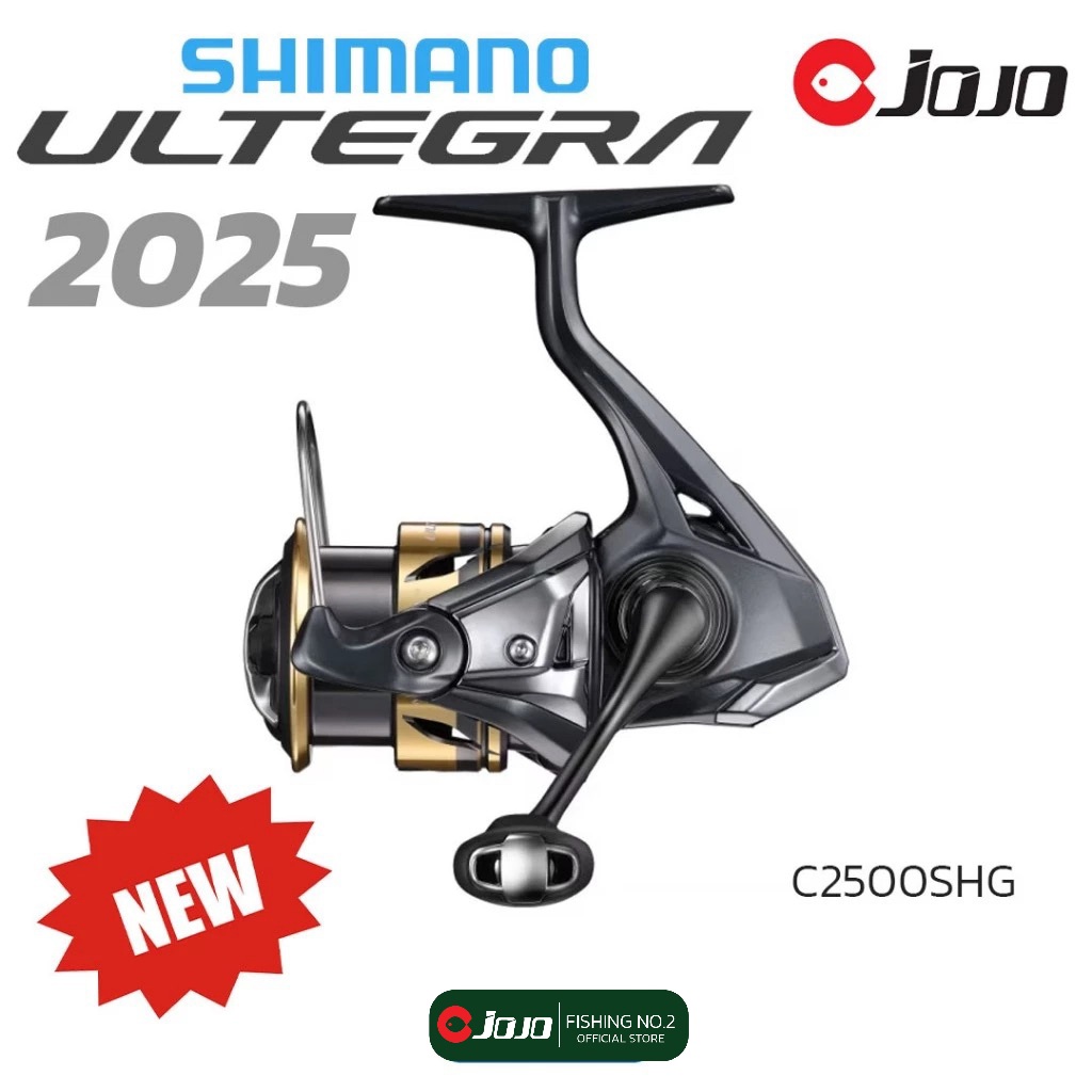 SHIMANO 2025 ULTEGRA เบอร์ C2000S C2500SHG 2500HG รอกสปินนิ่ง งานเหยื่อปลอม ปีล่าสุด ประกัน EASTERN