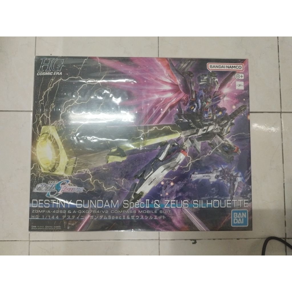 (พร้อมส่ง)​HG 1/144 Destiny spec ii + Zeus Silhouette