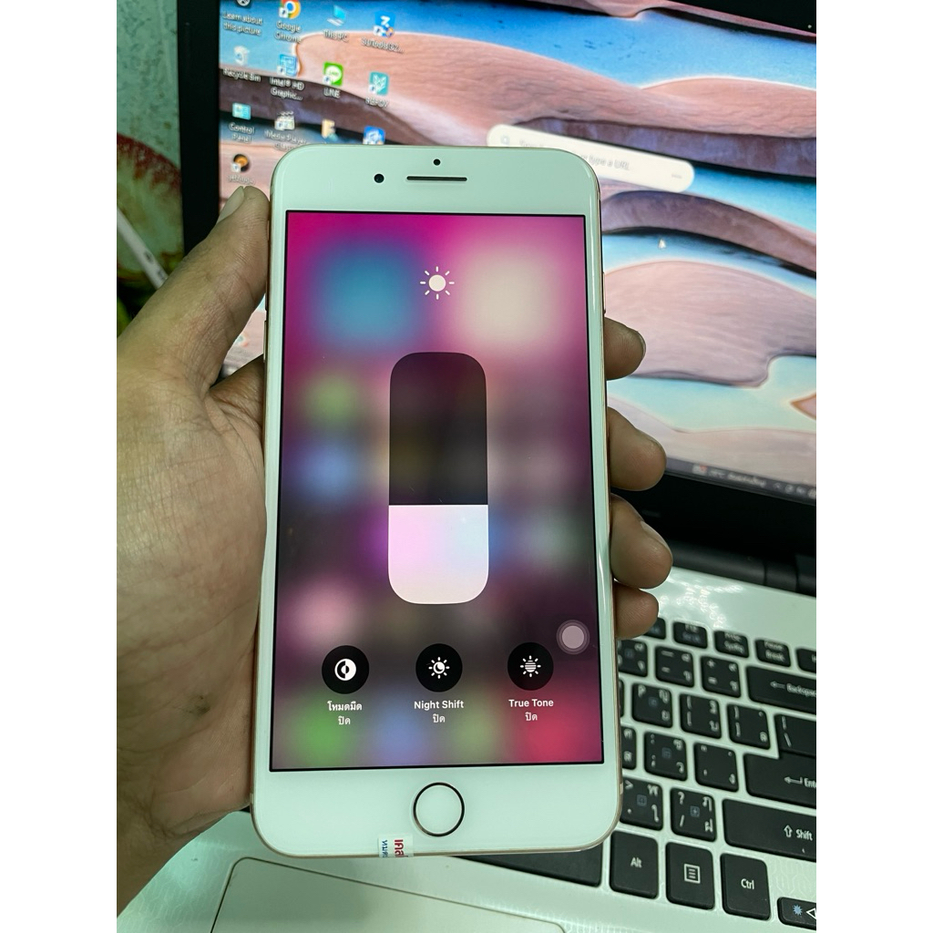 8พลัสมือสองแท้ถอดใช้งานปกติ 64 กิ้กไทย สแกนนิ้วได้ ไม่ติดไอคราว รีเซ็ตได้ตลอด