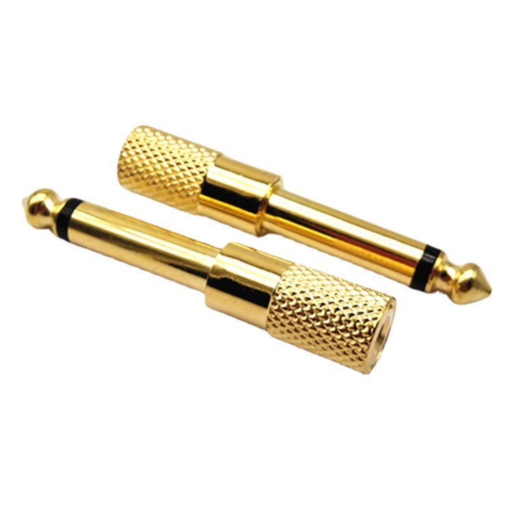 หัวแปลงแจ๊คMONO 6.35mm TO 3.5mm แจ๊ค6.35mm แปลงแจ๊ค3.5mm ปลั๊กไมค์ mono ท้าย 3.5mm