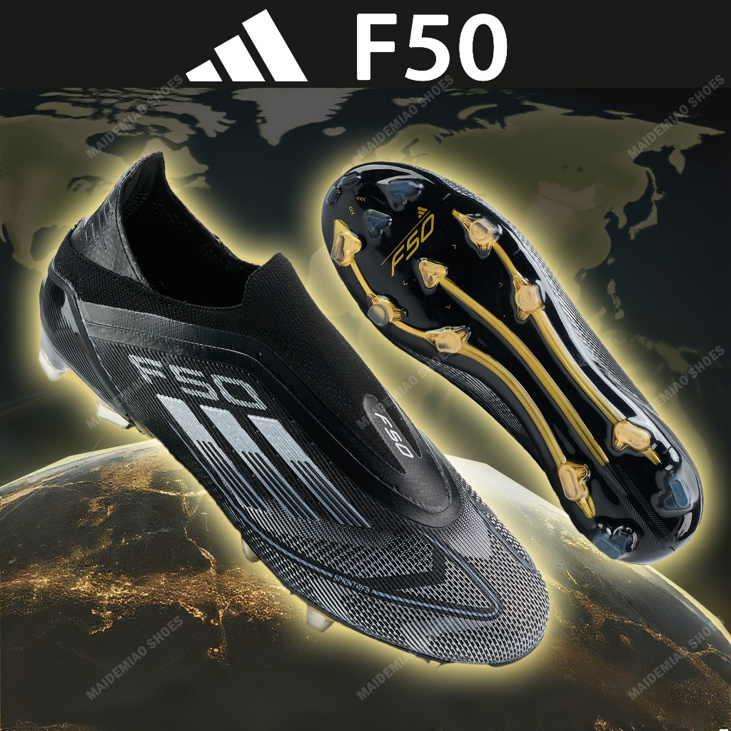 รองเท้าสตั๊ด adldas_F50+.1 FG รองเท้าฟุตซอล รองเท้าฟุตบอลเยาวชน คุณภาพสูง