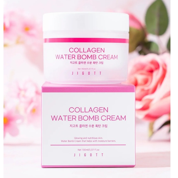 🎀 Jigott Collagen Water Bomb Cream 150ml คอลลาเจน วอเตอร์ บอมบ์ ครีม