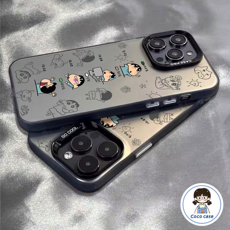 เคสไอโฟน12 น่ารัก เคส ชินจัง สำหรับ IPhone 17 12 11 16 13 14 Pro Max 8Plus 7Plus X XS XR Max 7 8 15 Plus SE แฟชั่น เคส _