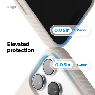 elago iPhone 17 Pro, 17 Pro Max Magnetic Ridge Silicone Case รองรับ MagSafe พร้อมขอบกันลื่น