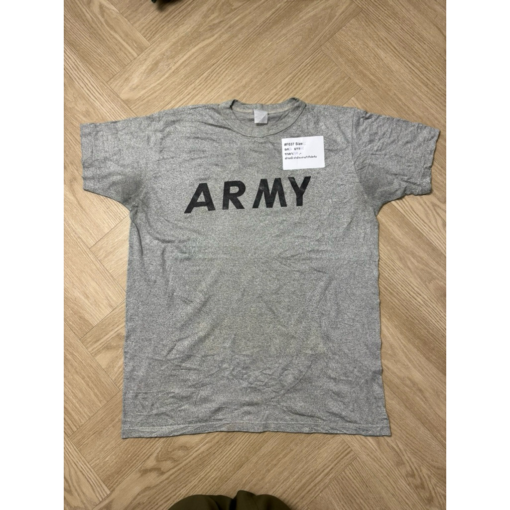 (ไซส์ L) เสื้อยืดทหารอเมริกาแท้ เสื้อยืดแนวกองทัพ ลายพราง ผ้าใส่สบาย ทนทาน US Army Navy Air Force 5.