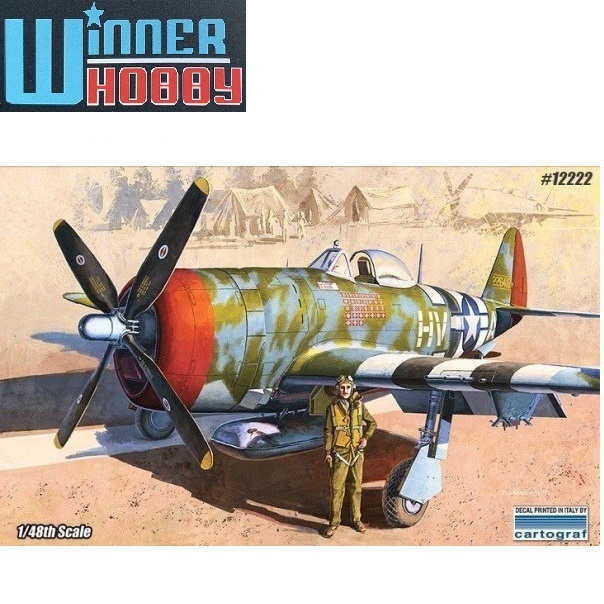 Academy 12222 P-47D Thunderbolt GABRESKI scale 1/48