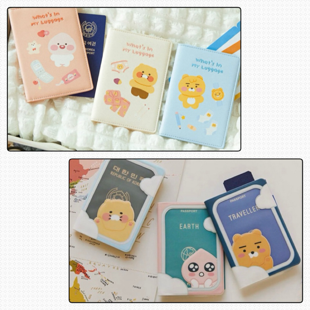 [พร้อมส่ง] Passport Case Kakao Friends น่ารักๆ ของแท้ 💯%