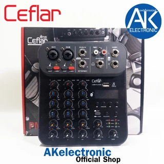 MIXER Ceflar PMX-02 มิกเซอร์ เอฟเฟ็ค 99DSP รองรับ บลูทูธ USB อินเตอร์เฟส มิกซ์จิ๋ว ขนาดเล็ก พกพา เคฟลาร์ PMX 02 PMX02
