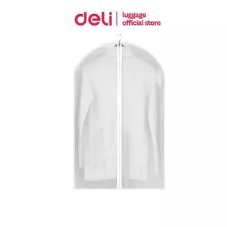 Deli ถุงคลุมเสื้อผ้า ถุงใส่เสื้อผ้า มีซิปหน้า ป้องกันฝุ่น จัดระเบียบตู้เสื้อผ้า Clothing Dust Bag