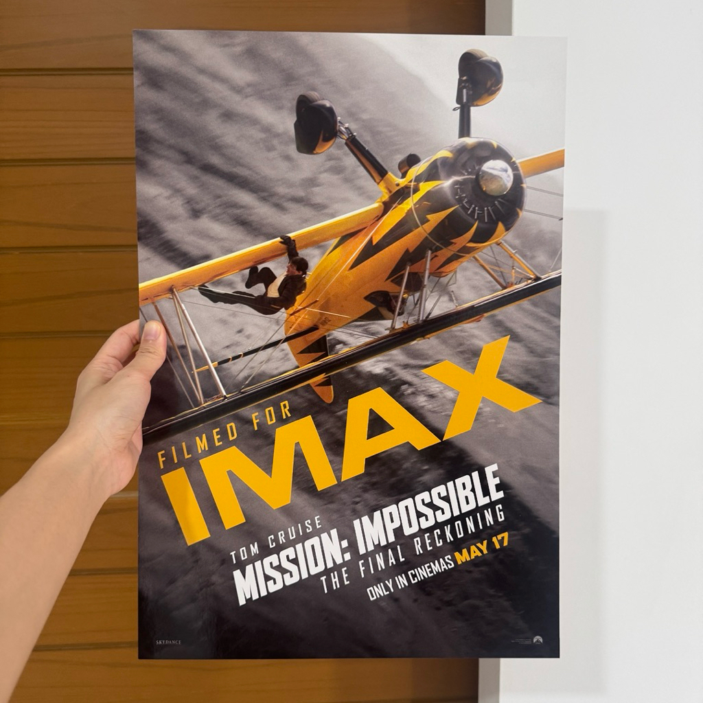 โปสเตอร์หนัง Mission Impossible The Final Reckoning ปิดปฏิบัติการล่าพิกัดมรณะ โปสเตอร์ IMAX ไม่ม้วน 