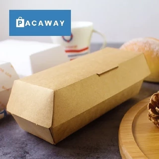 [50 ใบ] กล่องฮอดดอก กล่องอาหารกระดาษ กล่องสแน็ค ใส่อาหารว่าง อาหารทอด ทาโกยากิ Hot Dog Box