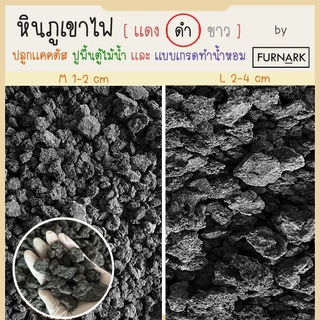 (พร้อมส่ง) หินภูเขาไฟ 0.5L/1L /2L (ขาว-ดำ-แดง) ทำหินน้ำหอม ปลูกแคคตัส มอส จัดตู้ไม้น้ำ ปูกระถาง หินสปา wellness