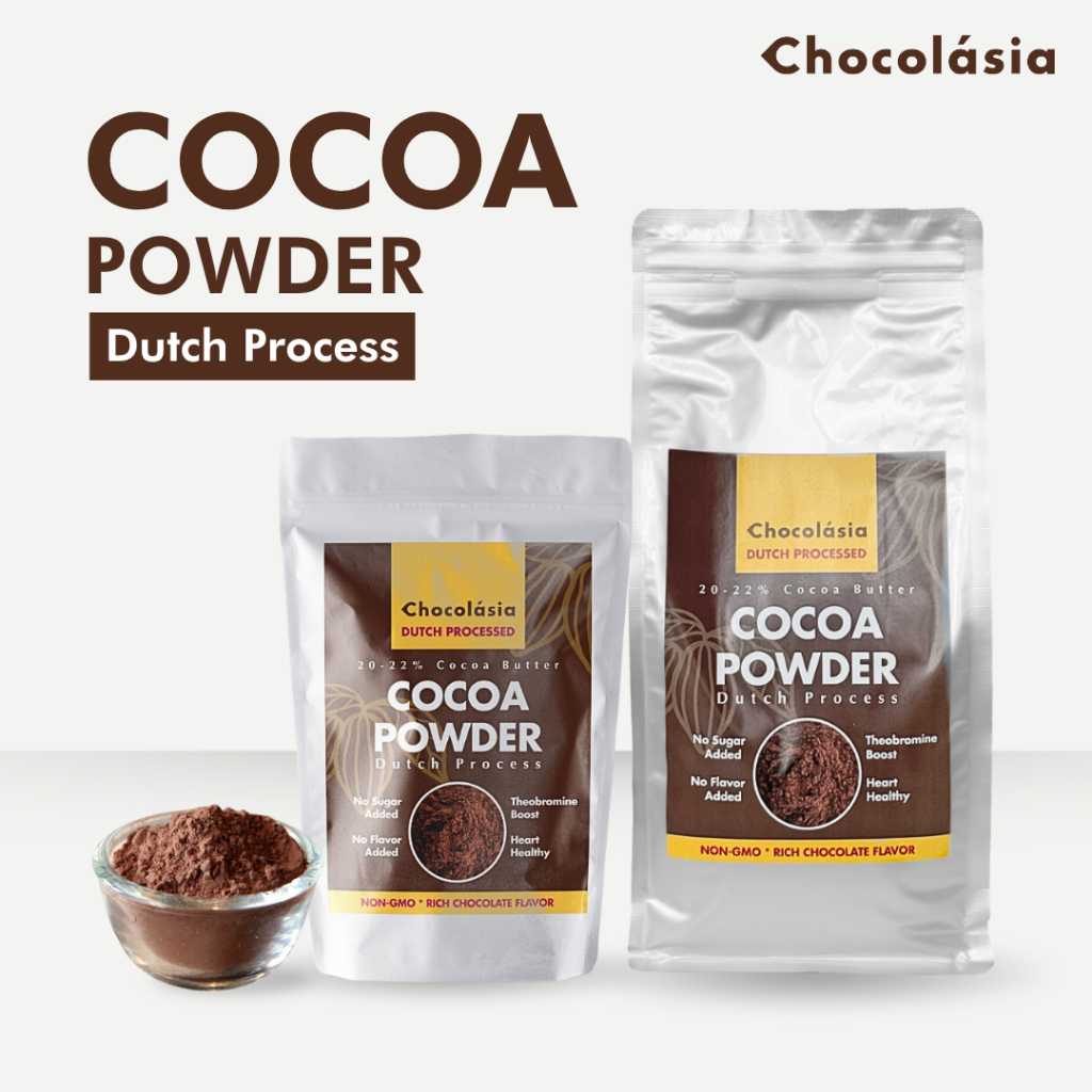 ผงโกโก้แท้ 100% Dutch Cocoa Powder รสชาติเข้มข้น หอมกลมกล่อมสไตล์ยุโรป