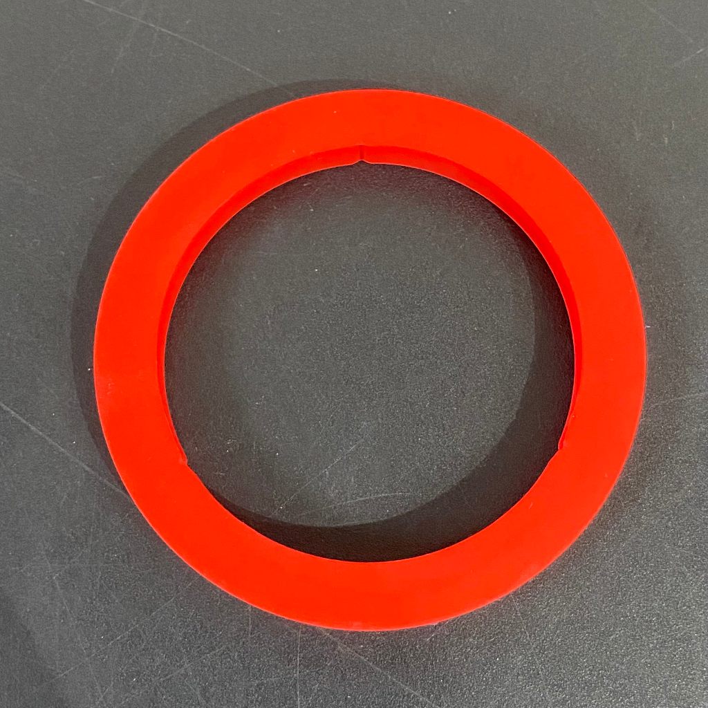 Red Silicone Filter Holder Gasket E61 72x57x8 mm.
