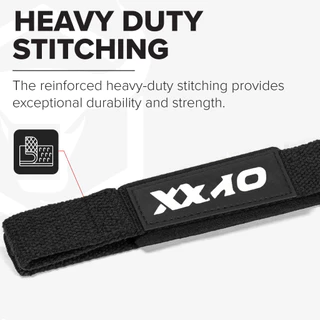 XXAO สายรัดซิลิโคนกันลื่นสำหรับ Deadlifts Crossfit ฝึกความแข็งแรงและยกน้ำหนัก Barbell Dumbbell 2 ชิ้น