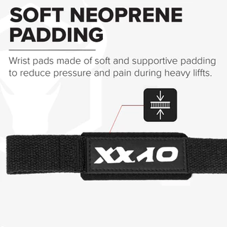 XXAO สายรัดซิลิโคนกันลื่นสำหรับ Deadlifts Crossfit ฝึกความแข็งแรงและยกน้ำหนัก Barbell Dumbbell 2 ชิ้น