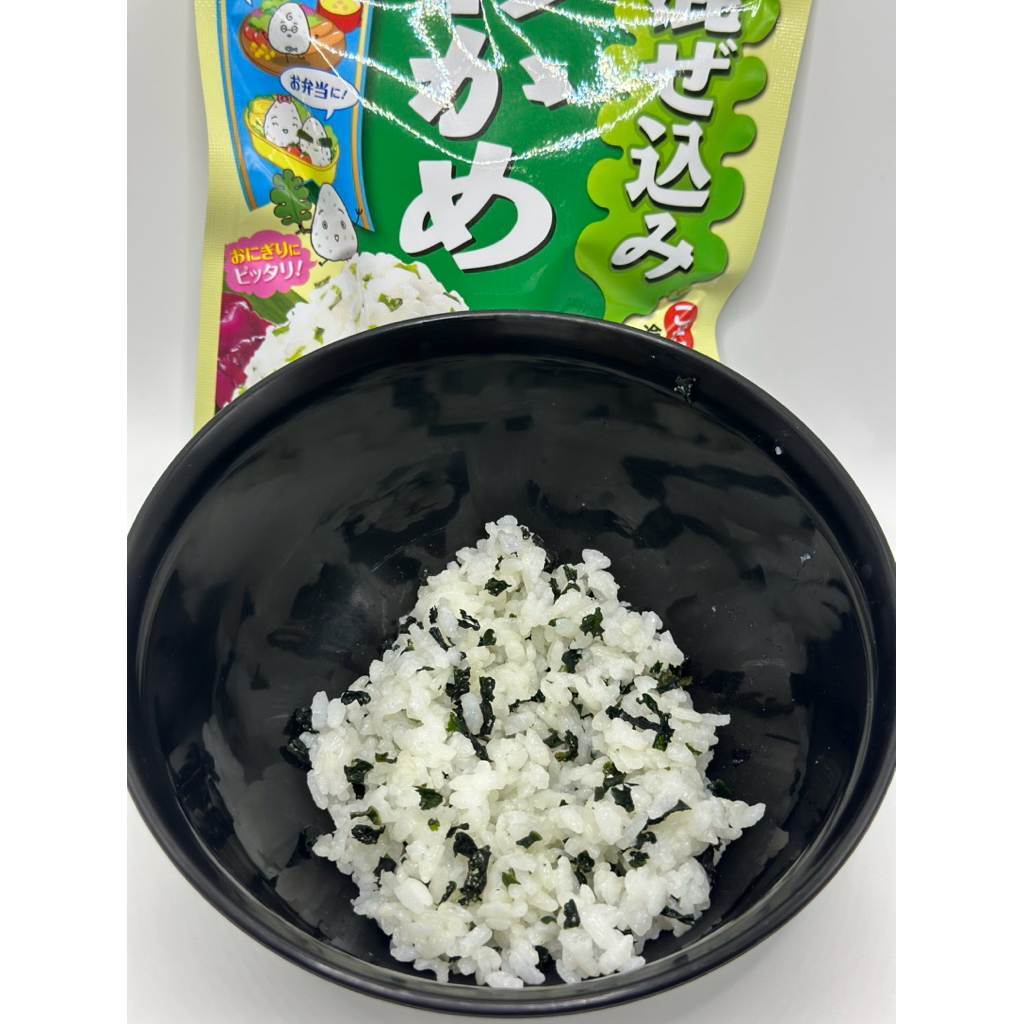 ผงโรยข้าว ผสมเพื่อทำข้าวปั้น รสสาหร่ายวากาเมะ จากมารูมิยะ - รูปที่ 5