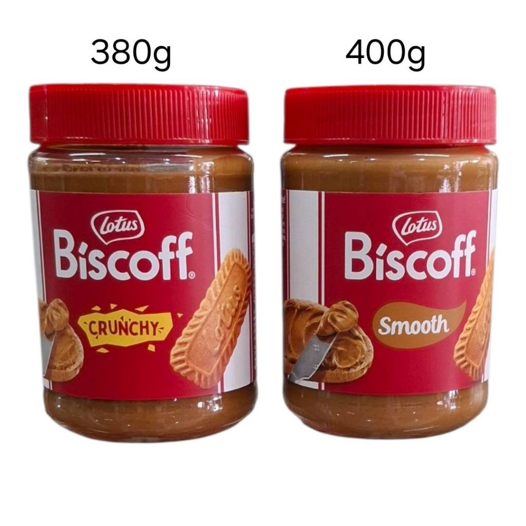 Lotus Biscoff แยม บิสคอฟ มี2รส Smooth/Exp03/01/2026-รสCrunchy/Exp22/03/2026