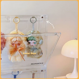 ตู้อะคริลิคห้อยตุ๊กตา ตู้ห้อยlabubu ตู้โชว์ตุ๊กตา แขวนตุ๊กตา ตู้ห้อยplush doll ตู้โชว์