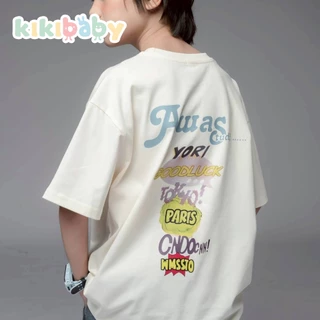 [130-160]พร้อมส่งเสื้อยืดโอเวอร์ไซส์ เสื้อผ้าเด็กผู้ชาย เด็กโต ฮิปฮอป เสื้อสีพื้น ลายทาง เสื้อผ้าเด็กชาย TB