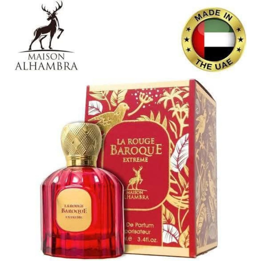 น้ำหอมอาหรับแท้ 100% กลิ่น baroque rouge extrait by maison alhambra