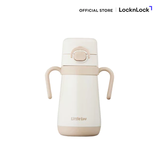LocknLock กระติกน้ำ Little LUV One Touch STS Straw Cup ความจุ 300 ml. รุ่น LHC916