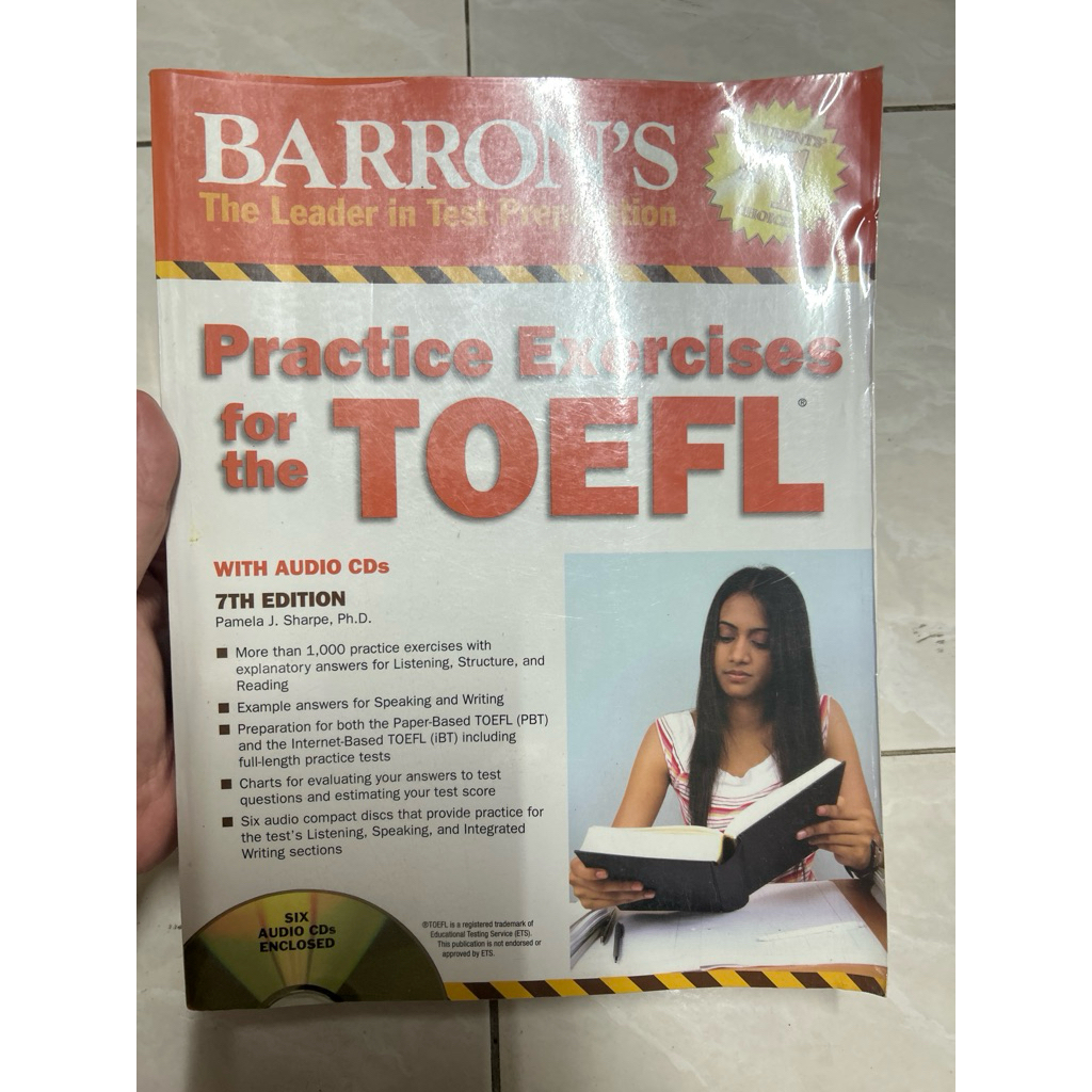 barron’s practice exercises for the toefl มือสอง