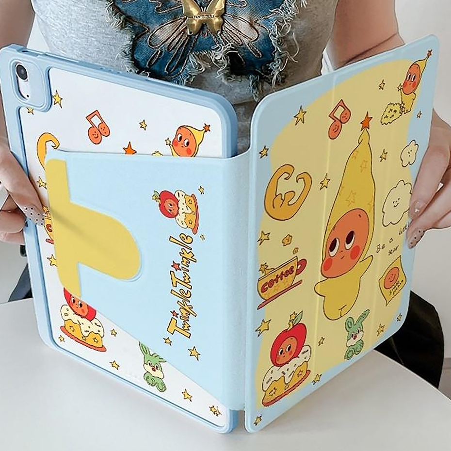 ⚡พร้อมส่ง⚡case iPad Gen11 Gen12 Gen10 Air8 2025 ที่ใส่ปากกา Twinkle TwinkleเคสiPadหมุน 360°Air6 Air7