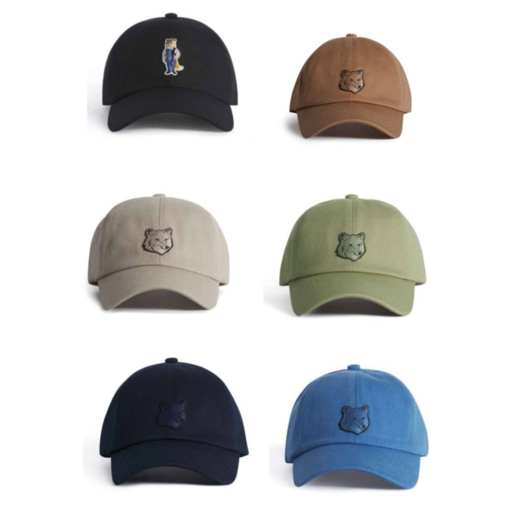 New Maison Kitsune cap มือ1ของแท้💯 พร้อมส่ง *ทักรีเชคสต็อกรายวัน*