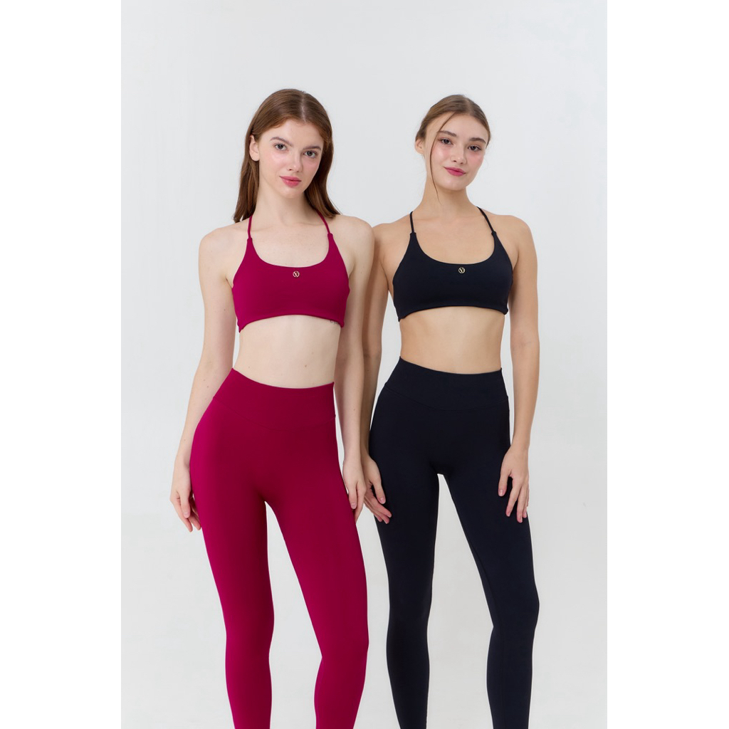 VYU Black / Red set ขายาว (เสื้อ+กางเกงขายาว) ชุดออกกำลังกาย