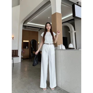 LT21 กางเกงทรงกระบอก ใหญ่ กางเกงเอวสูง ผู้หญิง สูง 175 ใส่แล้วขาไม่ลอย ทรงสวย ผ้านิ่มทิ้งตัว