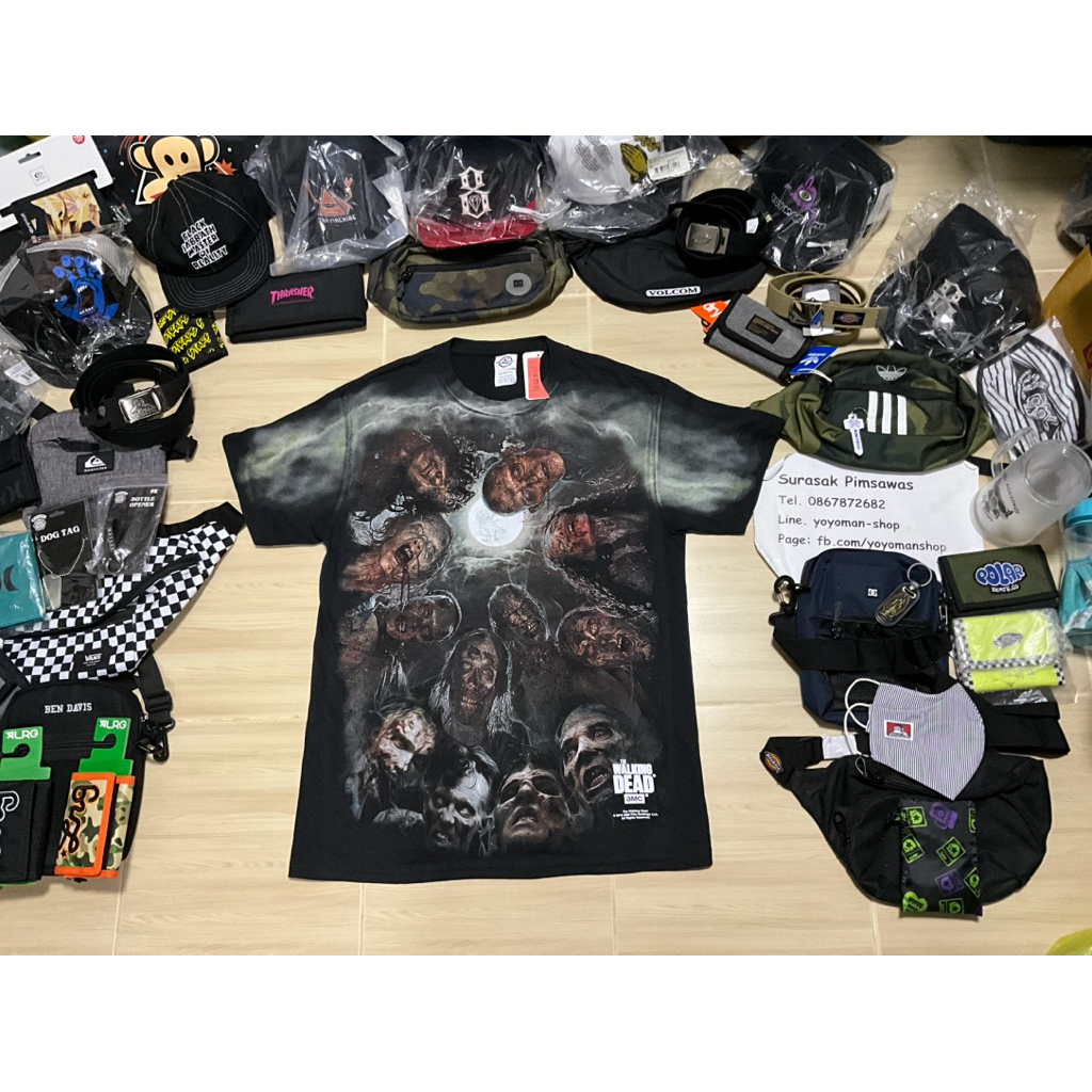 เสื้อ The Walking Dead ลายล้อมจันทร์ ของแท้มือ1 size M