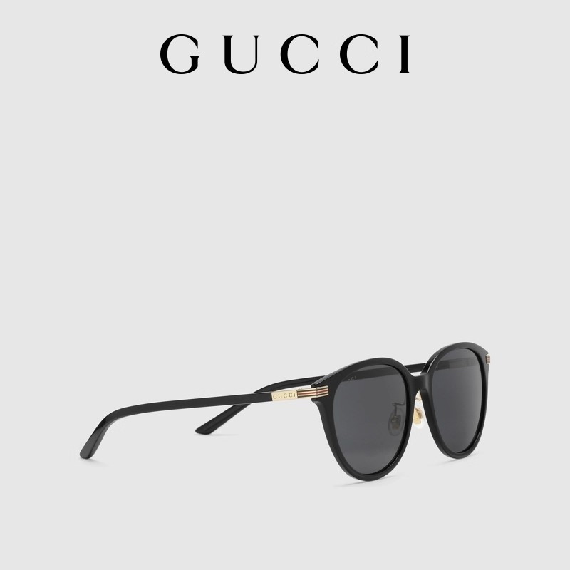 GUCCI Gucci กรอบจมูกต่ำพอดีกับแว่นกันแดดออกแบบ