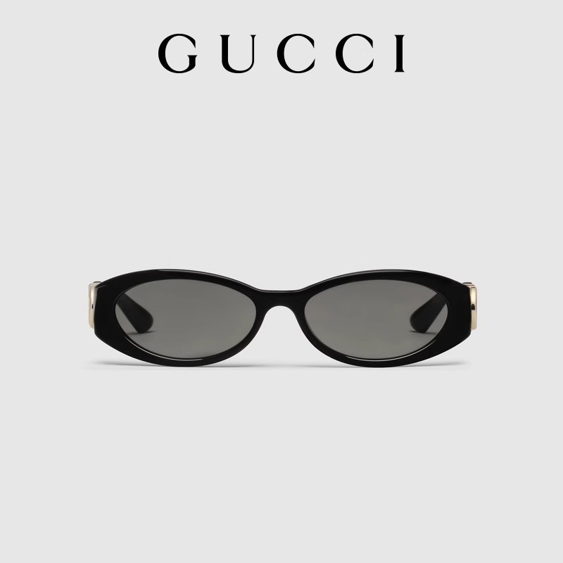 GUCCI Gucci กรอบจมูกต่ำออกแบบพอดีแว่นกันแดด