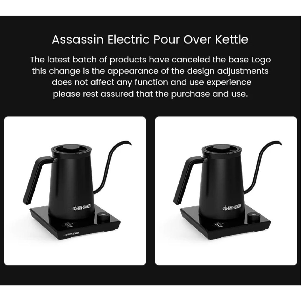 MHW-3BOMBER Assassin Electric Coffee Kettle กาไฟฟ้า กาดริปกาแฟ ขนาด 600 ml [ ปลั๊กไทย ] ราคา ถูกที่สุด ดีลบีเคเค แกลเลอรีภาพที่ 8