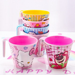 แก้วน้ำเด็กเมลามีนแบบหูจับลายการ์ตูนขนาดเหมาะสำหรับเด็กสินค้…