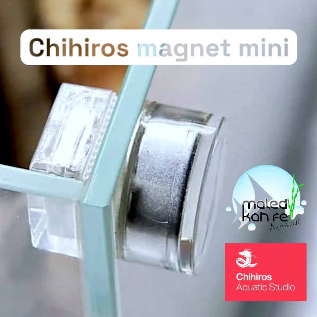 ( แพคกิ้งใหม่ 2026 ) Chihiros magnet Cleaner mini แม่เหล็ก แรงสูงสำหรับขัดตู้ปลา ตู้ไม้น้ำ ขัด ตะไคร่ ถู กระจก