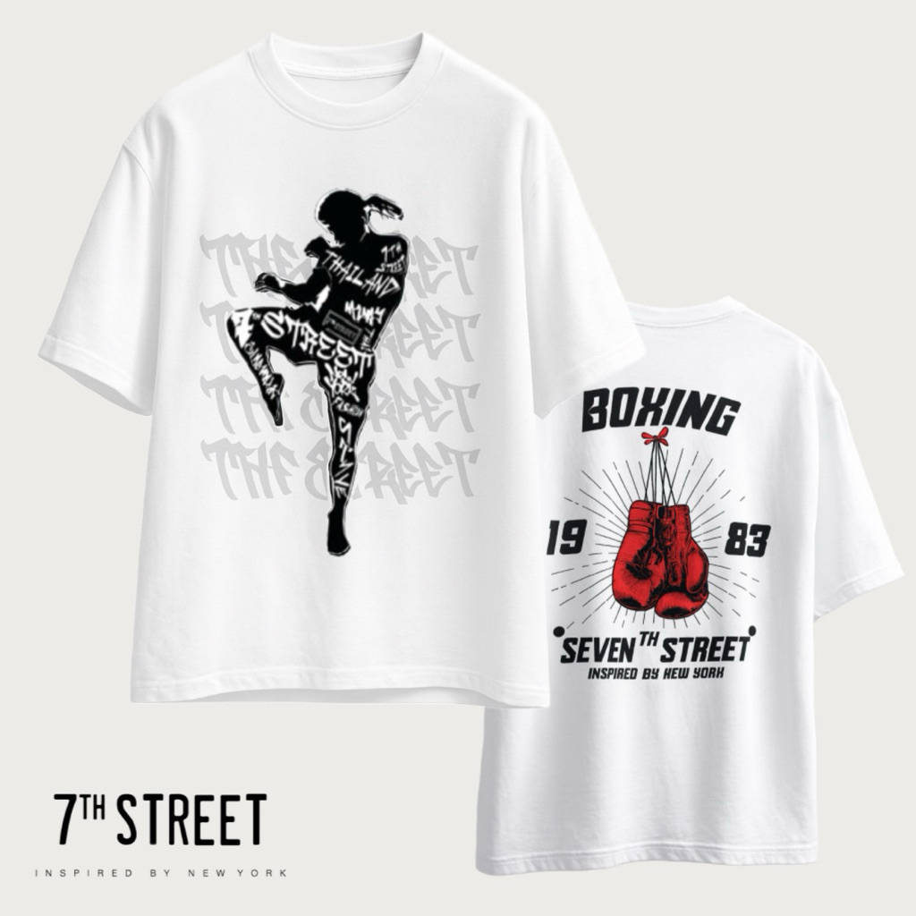 7TH Street ( เซเว่นสตรีท ) เสื้อยืดแบบโอเวอไซส์  (Oversized) รุ่น OC-UTF001