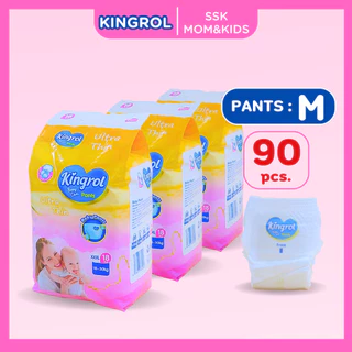 PRO 3แพ็ค แพมเพิสKingrol แพมเพิสเด็กแบบกางเกง ราคาถูก กางเกงผ้าอ้อมเด็ก Baby Diaper