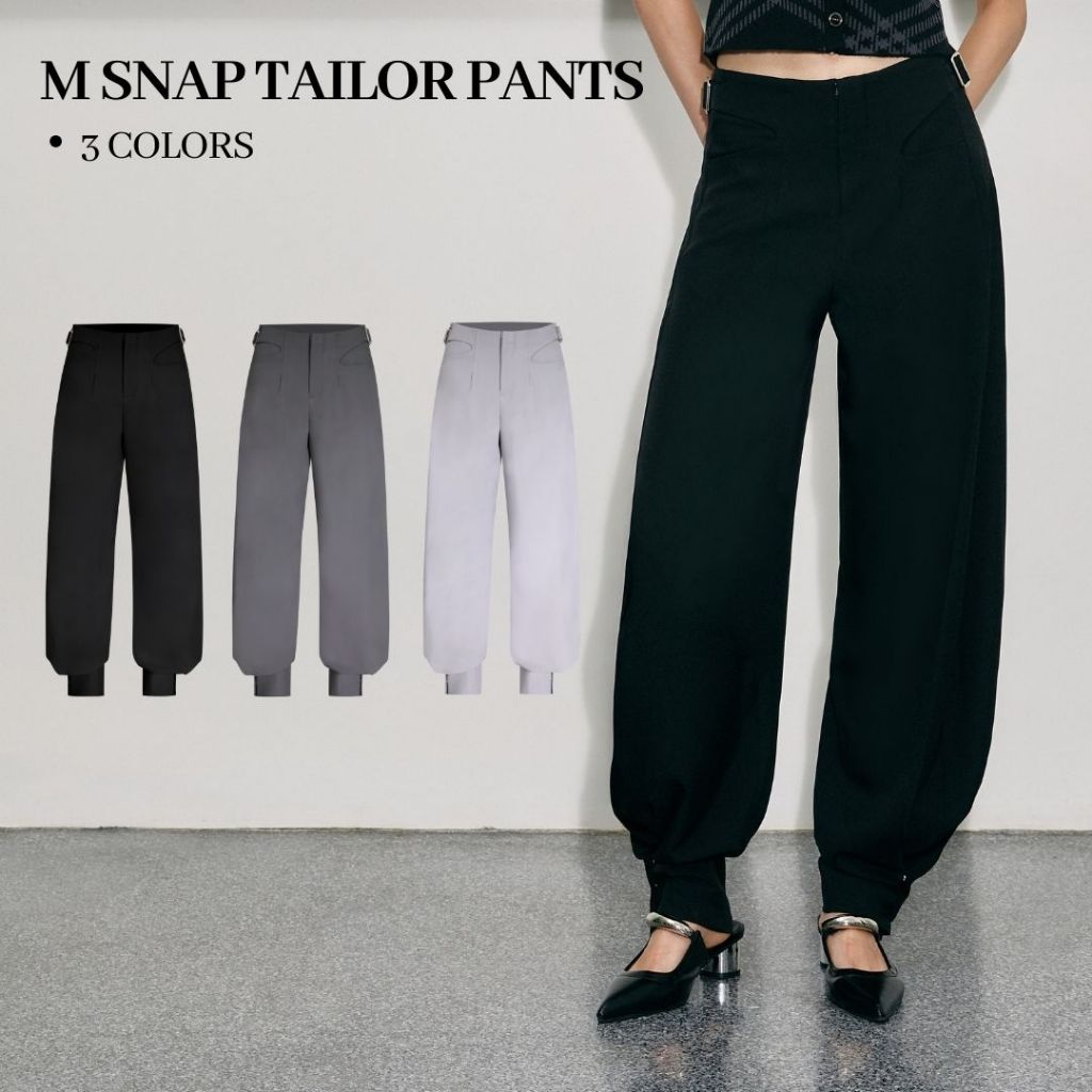 Merge Official - M Snap Tailor Pants (พร้อมส่ง)
