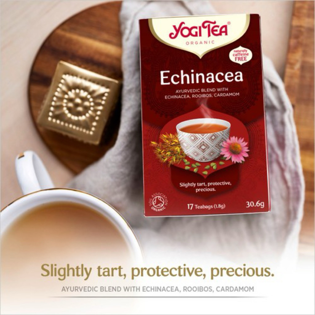 Yogi Tea Organic  Echinacea Tea |โยกิ ที ออร์แกนิก ชาเอ็กไคนาเซีย