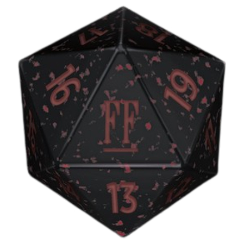 ลูกเต๋า MTG Dice D20 นับ Life Point แบบ Spindown ชุด FINAL FANTASY D20 Spindown Dice (FIN) RED