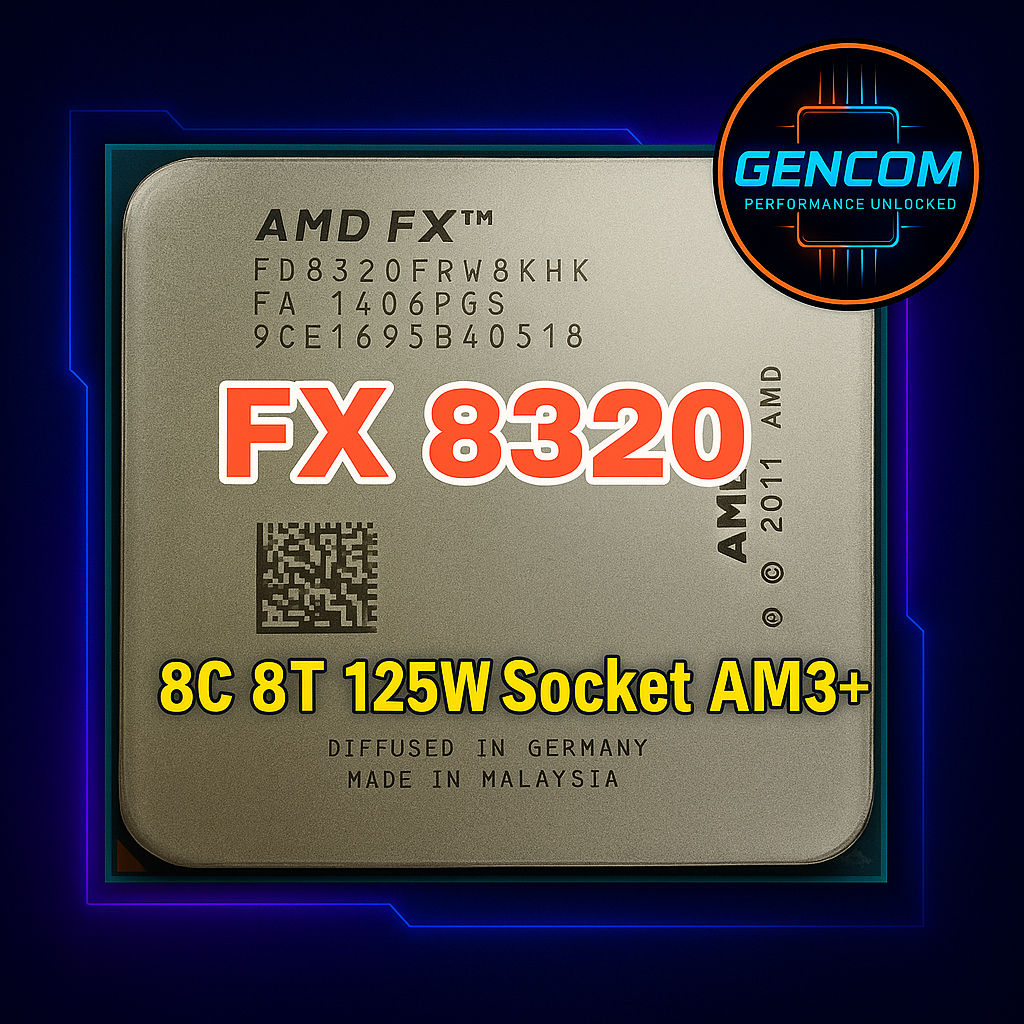 ซีพียู CPU AMD FX8320 3.5 GHz Turbo 4.0 GHz 125W (8คอ 8เทรด) ฟรีซิลิโคน1ซอง FX 8320