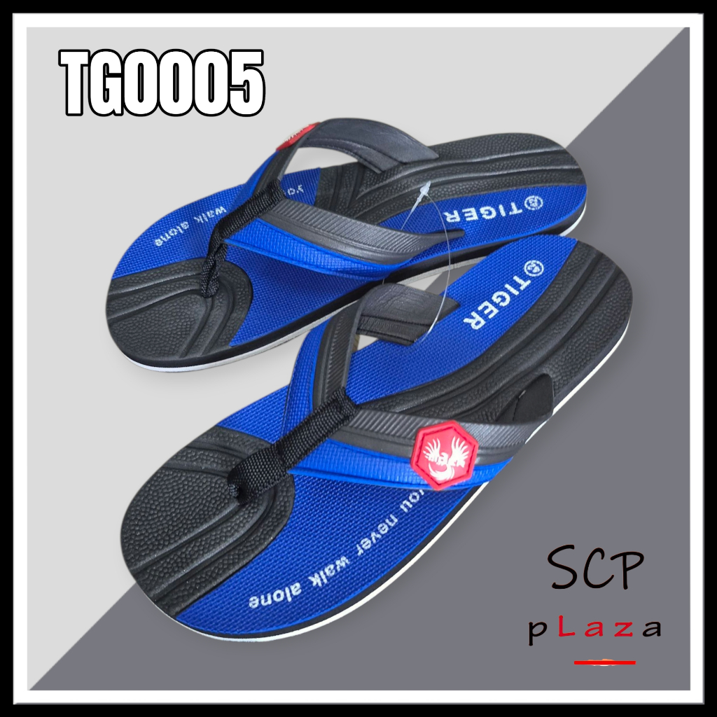 SCPPLaza รองเท้าแตะ หูคีบ / หูหนีบ Tiger TG-005  ลายกราฟฟิก พื้นนุ่ม ใส่สบาย ขนาดเบอร์ 40-45