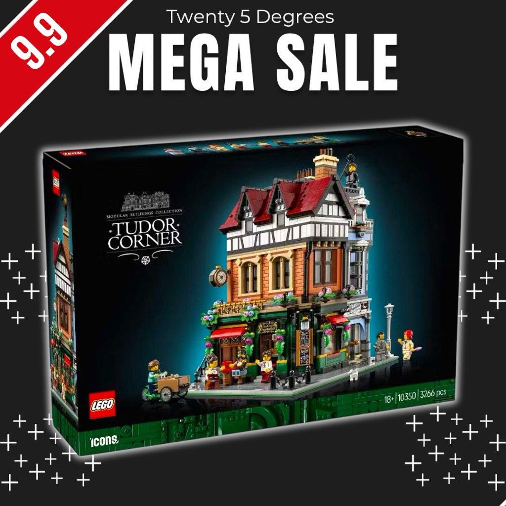 (พร้อมส่ง รับส่วนลด 10-20%) Lego iCons 10350 + 40757 Tudor Corner