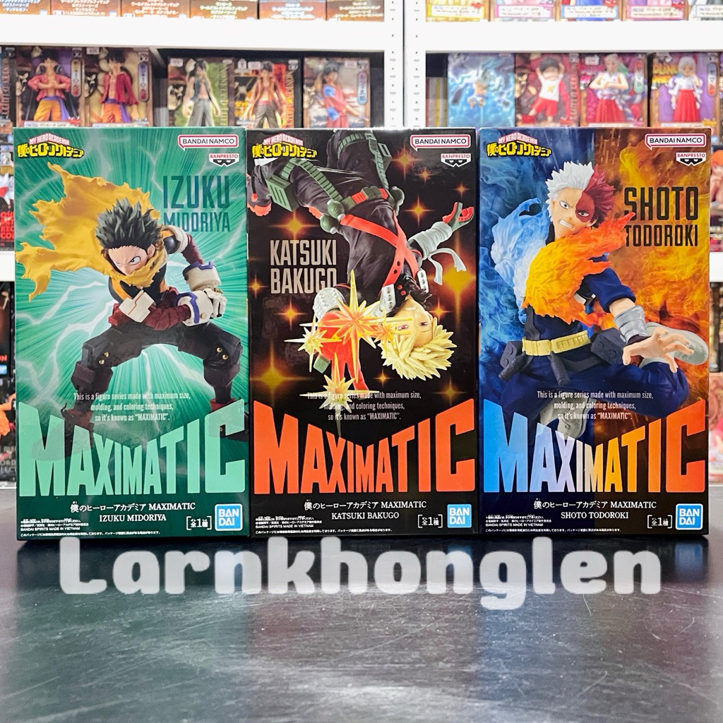 ✅พร้อมส่ง(ของแท้💯Lot.jp🇯🇵)Banpresto My Hero Academia Maximatic - Midoriya มิโดริยะ/Bakugo บาคุโก/Sho