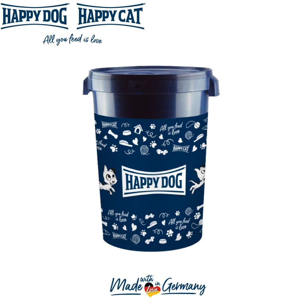 [ของแถม] ถังอาหารสัตว์ Happy Cat & happy Dog