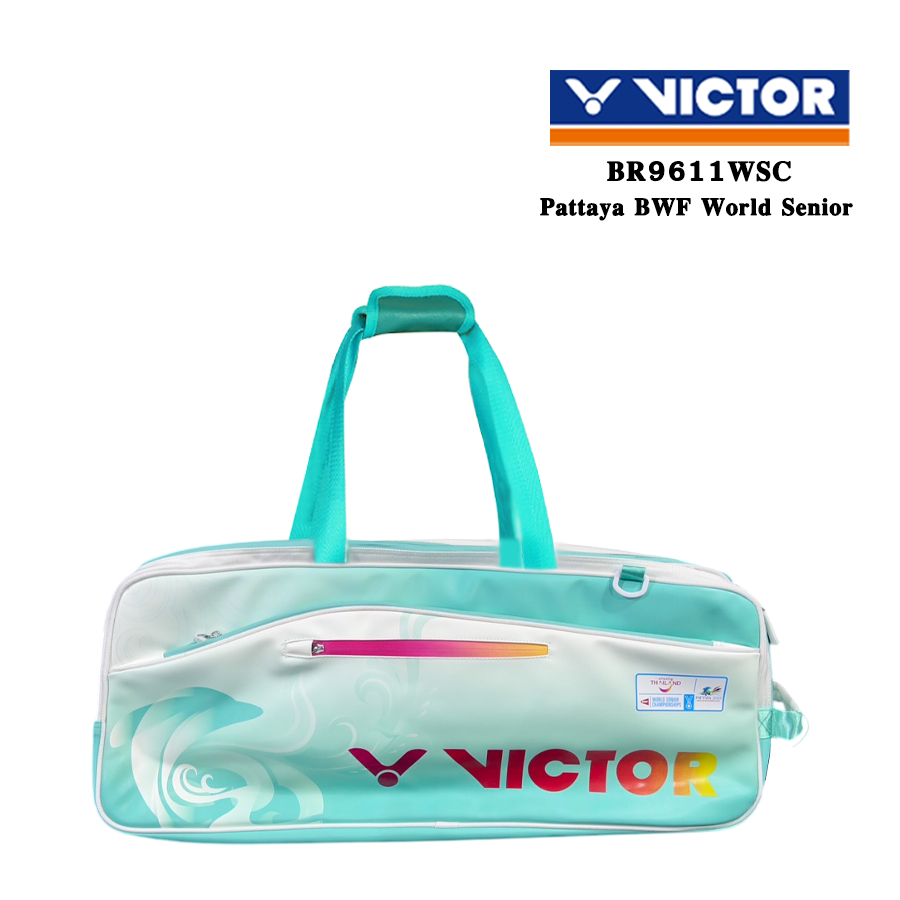VICTOR กระเป๋ากีฬาแบดมินตัน รุ่น BR9611 WSC Collection BWF WORLD SENIOR 2025